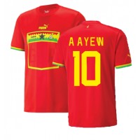 Ghana Andre Ayew #10 Vonkajší futbalový dres MS 2022 Krátky Rukáv